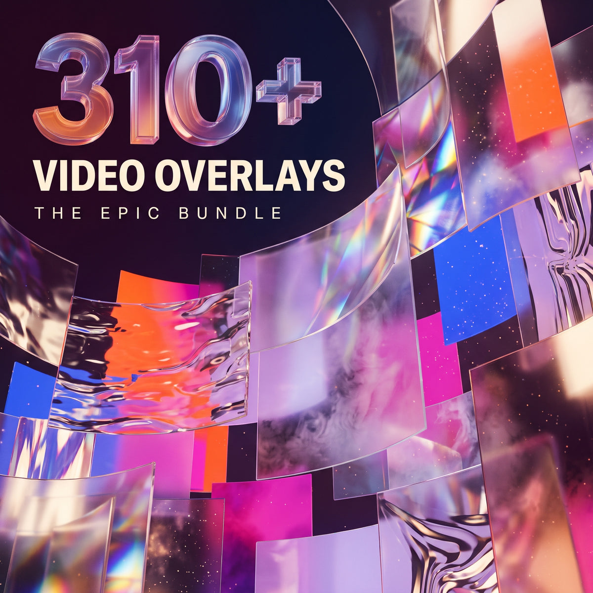 310+ Video Overlays: Epic Bundle