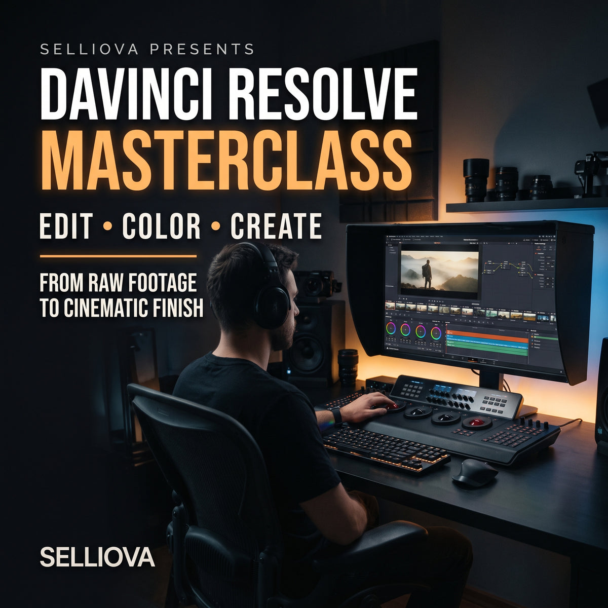 DaVinci Resolve 21 Masterclass: Complete Video Editing & Color Grading