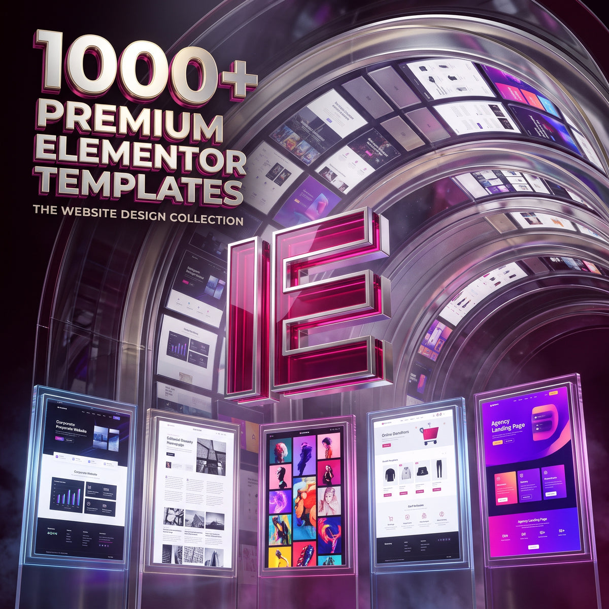 1000+ Premium Elementor Pro Templates