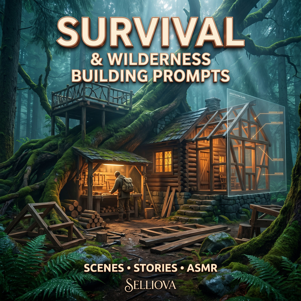 AI Survival & Wilderness Building Prompts