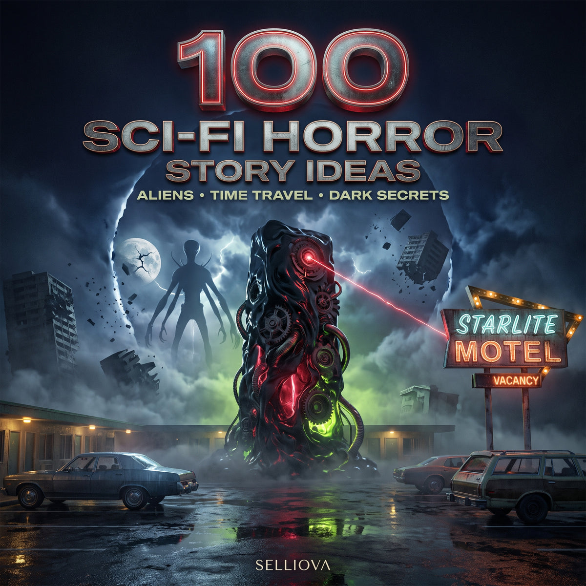 100 Faceless Sci-Fi Horror Story Ideas