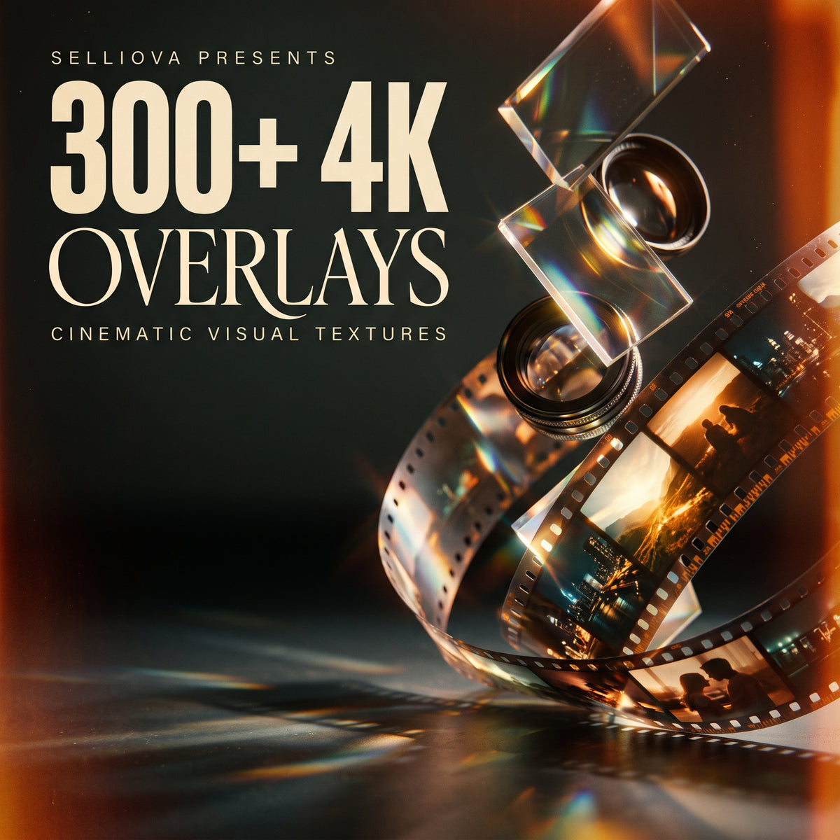 420+ 4K Video Lens Flares Bundle