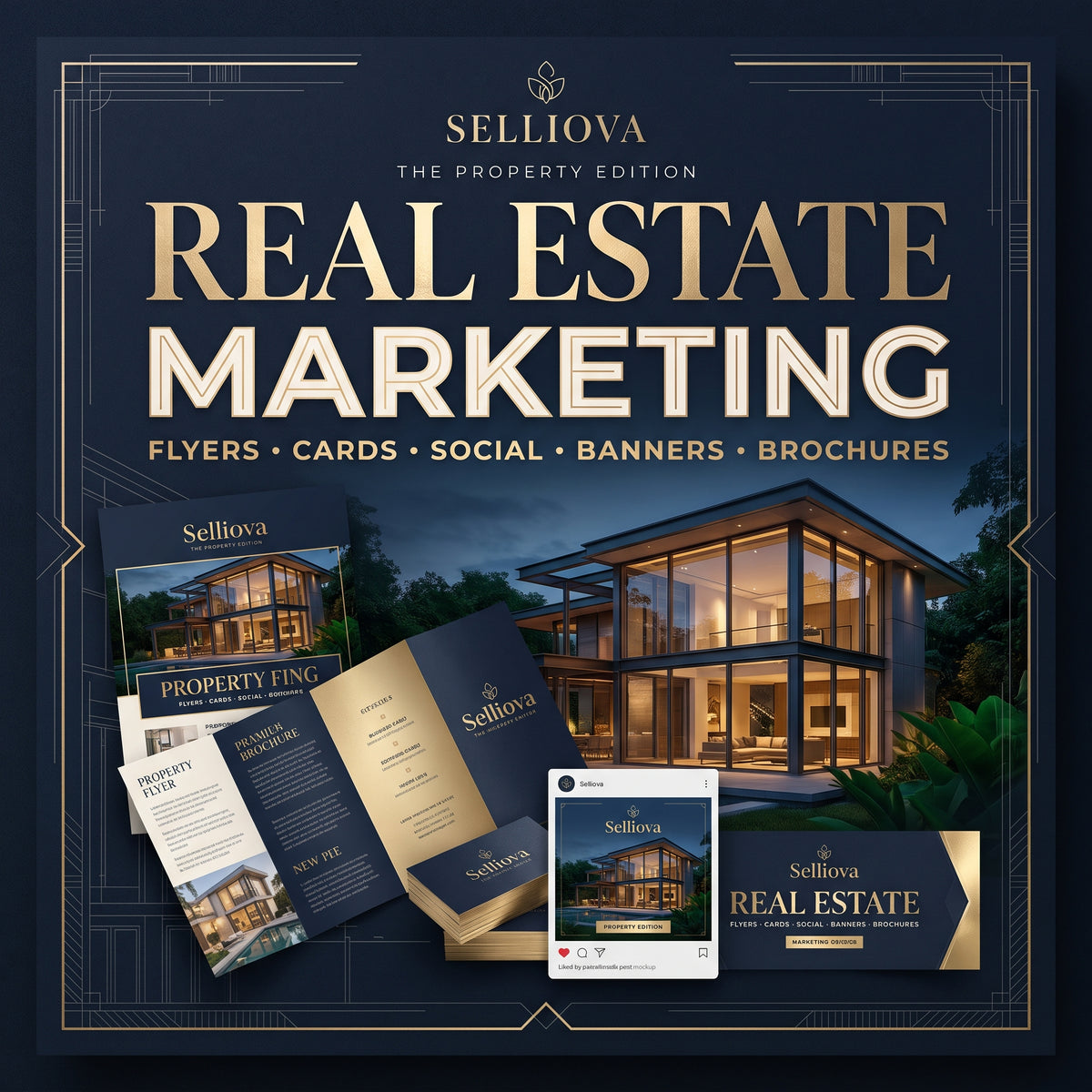 Premium Real Estate Marketing Graphics Bundle