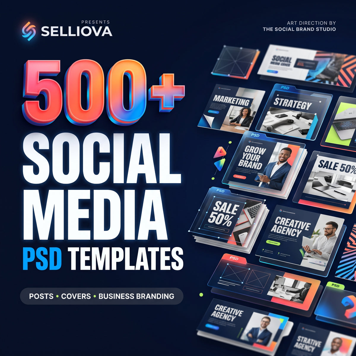 500+ Premium Social Media PSD Templates for Businesses